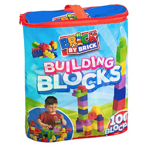 Non Communiqué Bleu 100 Blocs De Construction A Picots