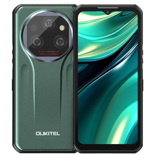 Smartphone 5G Étanche 6GB+256GB Vision Nocturne Batterie 11000mAh Antichoc Vert YONIS