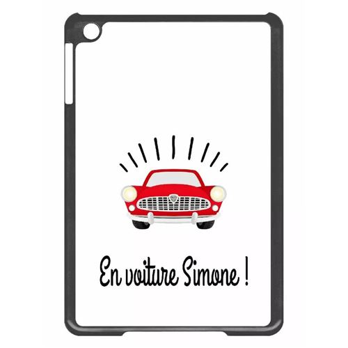 Coque tablette My-Kase pour iPad mini 2 - en voiture simone voiture rouge - Plastique Noir
