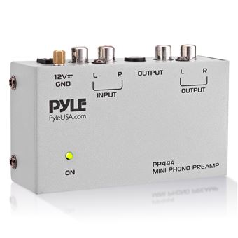Préamplificateur Phono Pyle - 12 Volts - Gris - 1