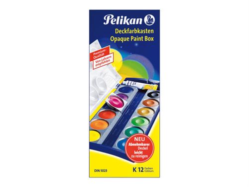 Pelikan 735 K/12 - Peinture - couleurs assorties - opaque