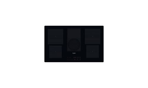 Whirlpool Wvh 92 K/1 - Table De Cuisson à Induction - 4 Plaques De Cuisson - Niche - Largeur : 80.7 Cm - Profondeur : 49.2 Cm - Classe A - Noir avec Aspiration Descendante