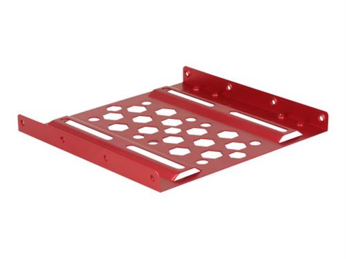 Delock Installation Frame - Storage bay adapter - 3,5 tot 2,5 - rood