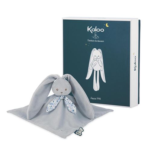 Non Communiqué Multicolore Doudou Lapin Bleu Lapinou