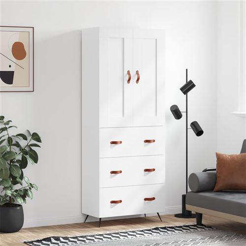 Vidaxl Blanc Buffet Haut - Image 3