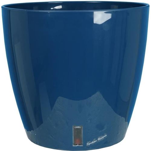 Riviera Bleu Pot De Fleurs Rond - 30X27,5 Cm - Plastique - Image 2