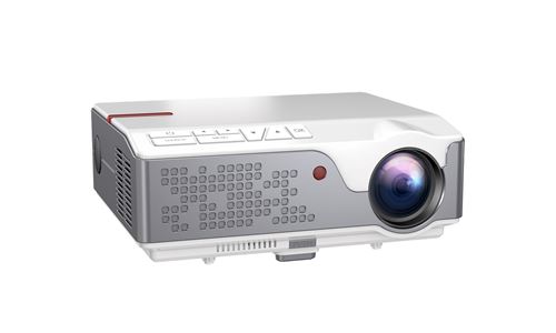 Vidéoprojecteur FLZEN FX 6000 Lumen 15000:1 FULL HD 1080p Natif Retroprojecteur Supporte 4K 300 Max Image Smartphone Recopier L’écran Adaptateur HDMI