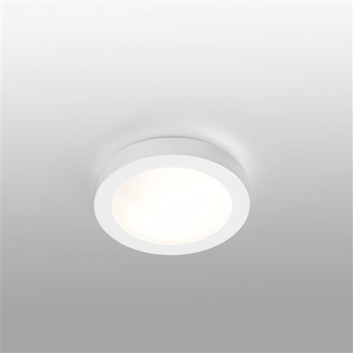 Plafonnier salle de bains gris Logos 1 ampoule