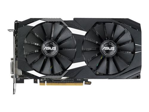 ASUS  DUAL-RX580-O4G - OC Edition - carte graphique - Radeon RX 580 - 4 Go GDDR5 - PCIe 3.0 x16 - DVI, 2 x HDMI, 2 x DisplayPort 