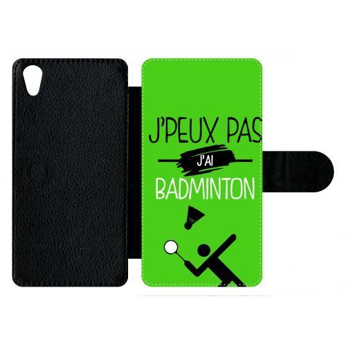 Etui sony xperia z5 j peux pas j ai badminton 11