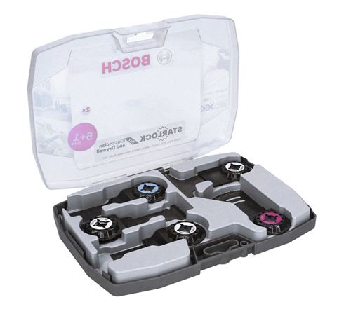Lame Scie Circulaire Bosch Coffret Starlock Bosch Spécial Électricien et Plaquiste - 2608664622