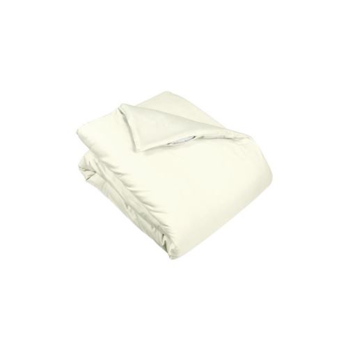 Vent Du Sud Housse De Couette Concerto Satin De Coton - 240x260 Cm - Blanc Ivoire