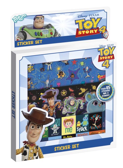 Totum stickerset Toy Storyvinyle 14,5 x 21,5 cm 4 feuilles