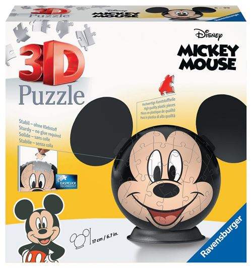 Ravensburger Puzzle 3D Ball 72 P - Disney Mickey Mouse