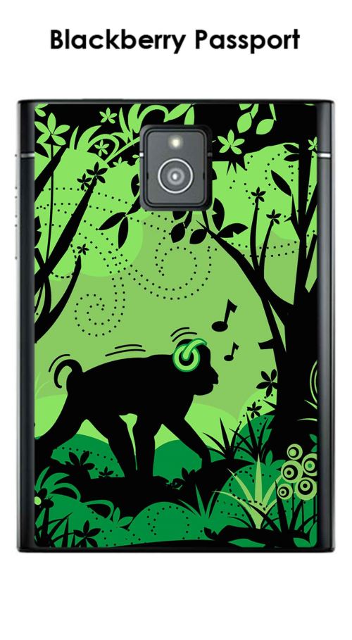 Coque Blackberry Passport design monkey1