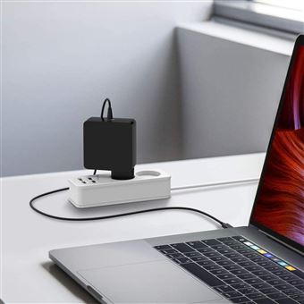 Chargeur et câble d'alimentation PC New pow 65W USB C Chargeur Adaptateur  Secteur Type C pour MacBook Pro 2016, MacBook Pro 2017, MacBook Pro 2018, MacBook  Pro 2019, MacBook Pro 2020 (13/15