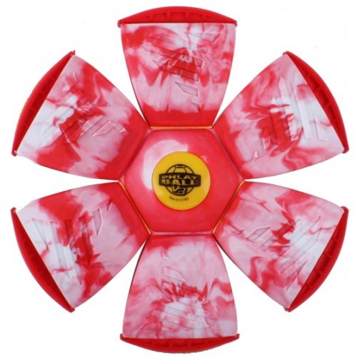 Wahu frisbee/ball Phlat BallSwirl 22 cm rouge