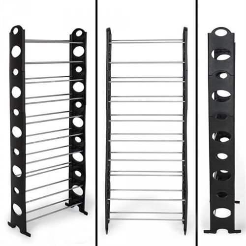 Etagère meuble organisateur range chaussure rangement pratique 30 paires