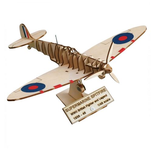 Maquette avion en bois Art & Wood : Spitfire Supermarine Battle of England Artesania