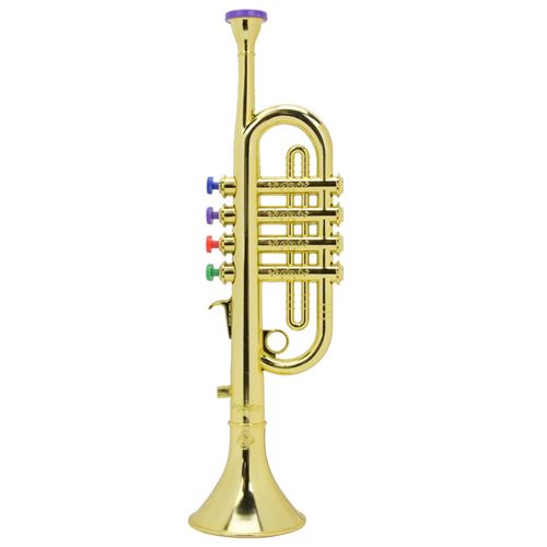 9€19 sur Trompette en corne pour enfant en ABS préscolaire musique jouet Or  - Instruments de musiques - Achat & prix
