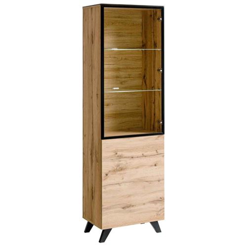 Vitrine haute à poser -Thin - L 60 cm x P 40 cm x H 197 cm - Bois