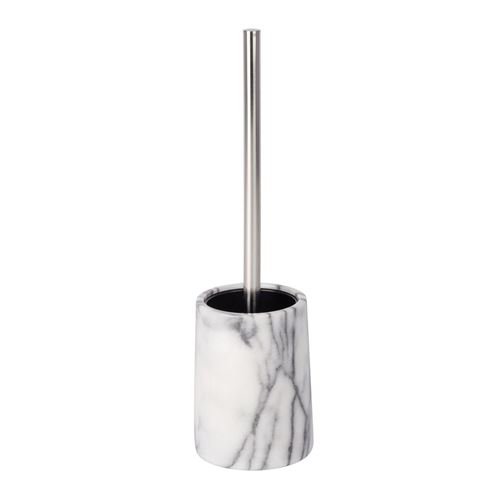 Brosse WC design marbre Onyx - Blanc