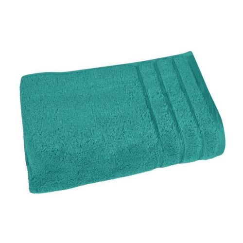 VENT DU SUD Lot de 2 draps de douche CALLISTO - 70x130 cm - Vert emeraude