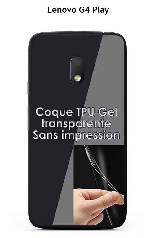 Onozo - Coque Lenovo G4 Play Transparente (TPU Gel souple)