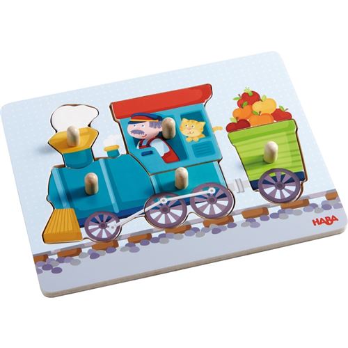 Haba puzzle en bois Train Puzzle 6 pièces