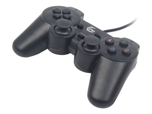 GEMBIRD JPD-UDV-01 - Manette de jeu - 10 boutons - filaire - pour PC