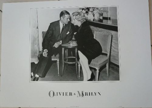 Olivier & Marilyn MONROE - 50x70 cm - AFFICHE / POSTER