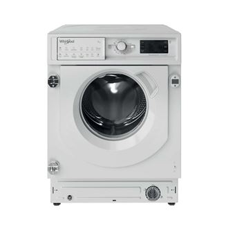 Whirlpool BIWMWG71483FR N - Machine à laver - intégré - Niche - largeur : 60 cm - profondeur : 57 cm - hauteur : 82 cm - chargement frontal - 52 litres - 7 kg - 1351 tours/min - blanc