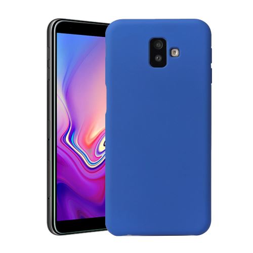 Coque en TPU doux et soyeux bleu clair pour votre Samsung Galaxy J6 Plus