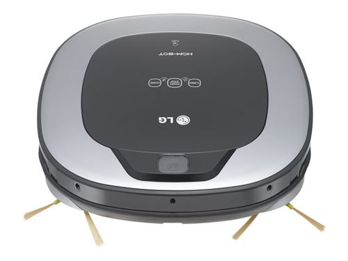 LG Hom-Bot Square VR6340LV - Aspirateur - robot - sans sac - titan argenté