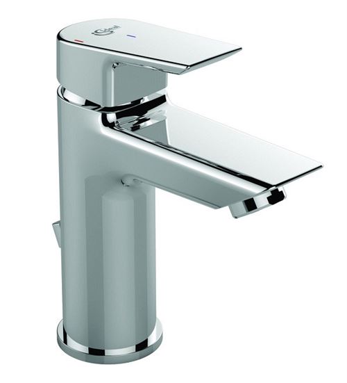 Ideal Standard - Mitigeur lavabo monotrou Tesi avec vidage chromé 5L/min