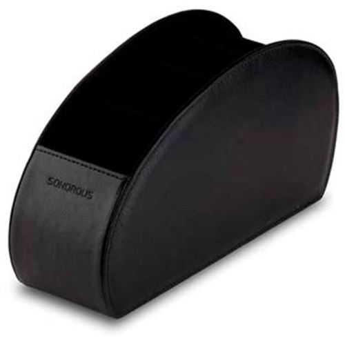 SONOROUS Range télécommande - Contient 5 télécommandes - Aspect cuir - Noir