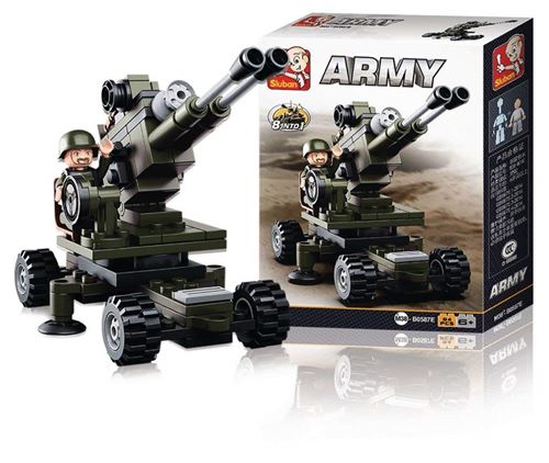 Sluban Sluban101380587e artillerie Ensemble de briques de construction
