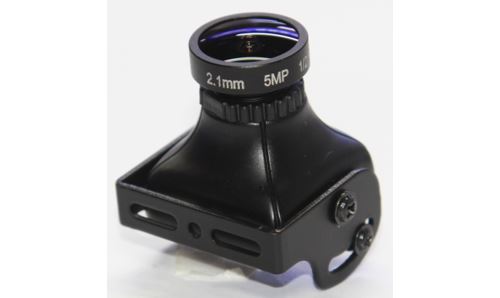 JJA-CM1200 1/3 CMOS 1200TVL Mini caméra Objectif 2,5 mm avec Noir Noir PAL
