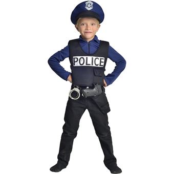 Déguisement enfant Cesar Policier Taille 8-10 ans