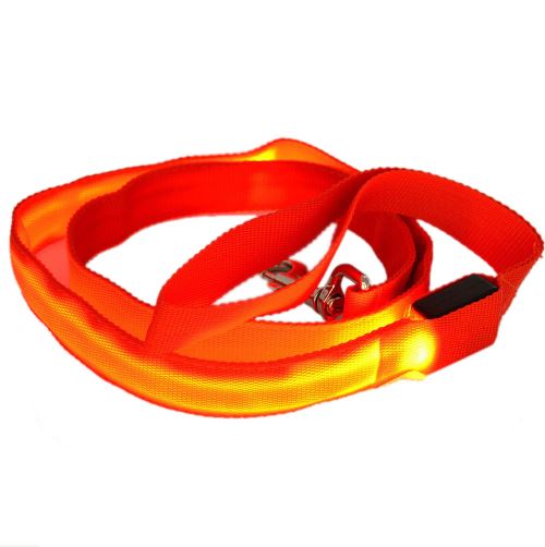 Meilleurs prix pour 120 cm en nylon Pet Dog Leash LED Brillance LED Veilleur de nuit LED clignotant Pet Supplie