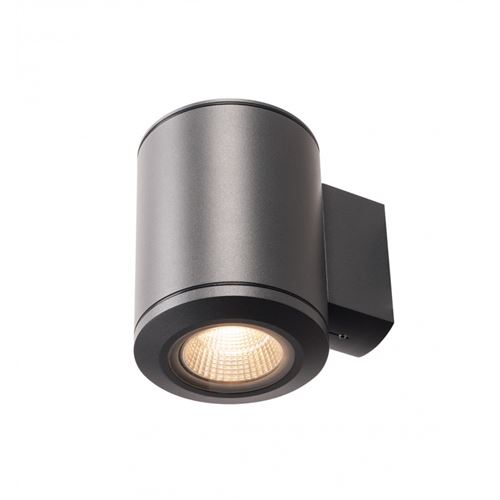 Pole parc led, applique extérieure, anthracite, led 28w 3000k, ip44