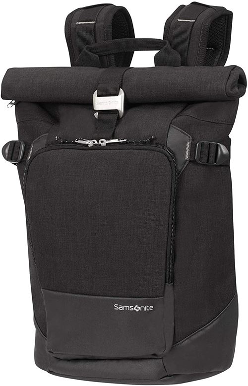 Samsonite Ziproll - 15.6 Pouces Petit Sac à Dos pour Ordinateur Portable, 37 cm, 19 Litre, Noir (Black)