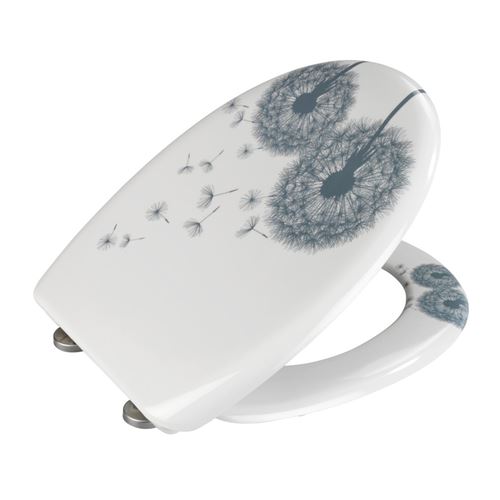 Wenko - Abattant WC Astera - Abaissement automatique - Blanc