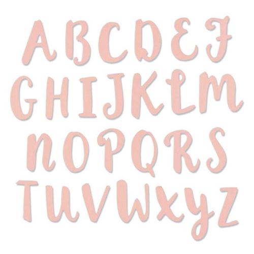 Matrice de découpe pour Sizzix - Alphabet majuscule