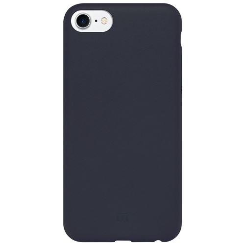 Mobilis - Achterzijde behuizing voor mobiele telefoon - polyurethaan leer, imitatieleer - blauw - voor Apple iPhone 6, 6s, 7