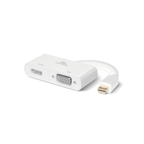 Advance Adaptateur mini DISPLAYPORT mâle vers HDMI et VGA