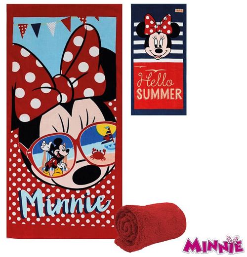 Minnie Serviette en coton 140x70 - 2 modèles