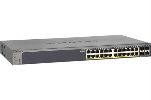 NETGEAR ProSAFE GS728TP - switch - 24 poorten - Beheerd - rack-uitvoering