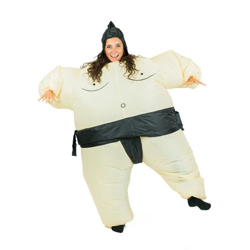 Bodysocks costume d'adulte sumo gonflable lutteur taille unique