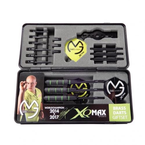 XQ Max FLÉCHETTES ensemble cadeau BRASS BLACK LINE DE Gerwen